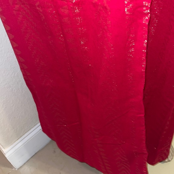 ELAN INTL❣️NWT$91 Gorgeous Bohemian Boho Red Cleo Maxi Dress - Picture 7 of 16